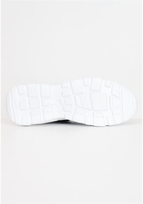 Black men's sneakers with white details JUST CAVALLI | 76QA3SL9ZP400899